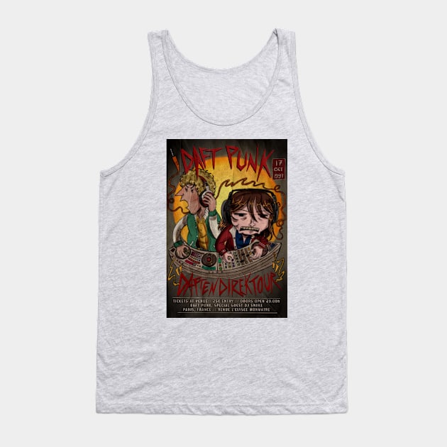 Daft Punk fan Poster Tank Top by Kaerepi